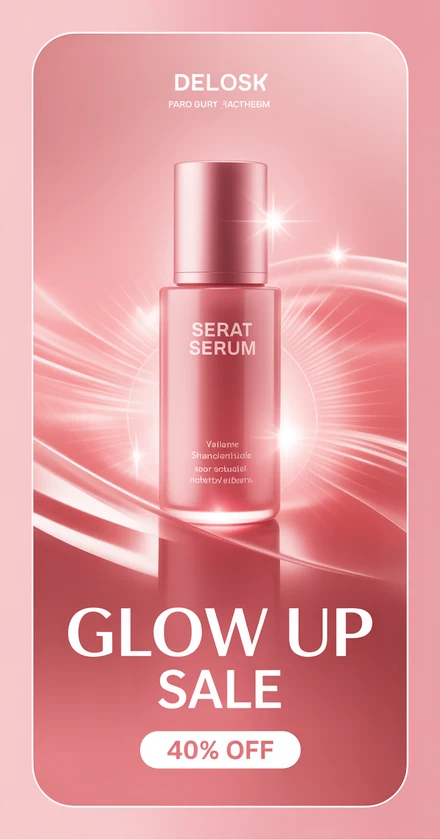 Skincare story ad