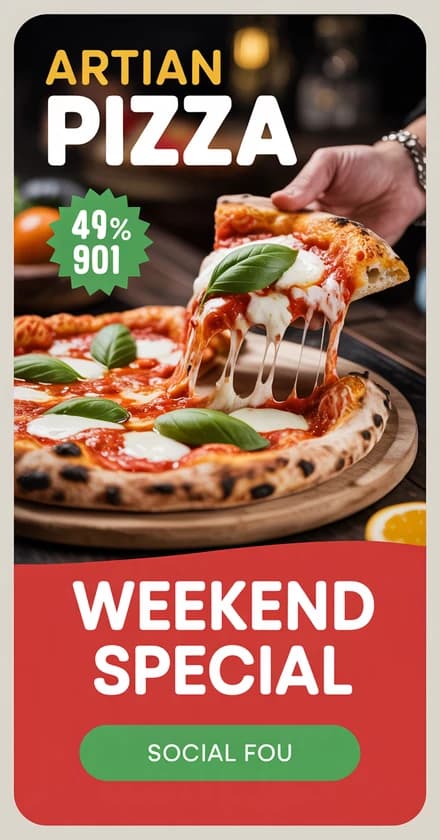 Food promotional ad